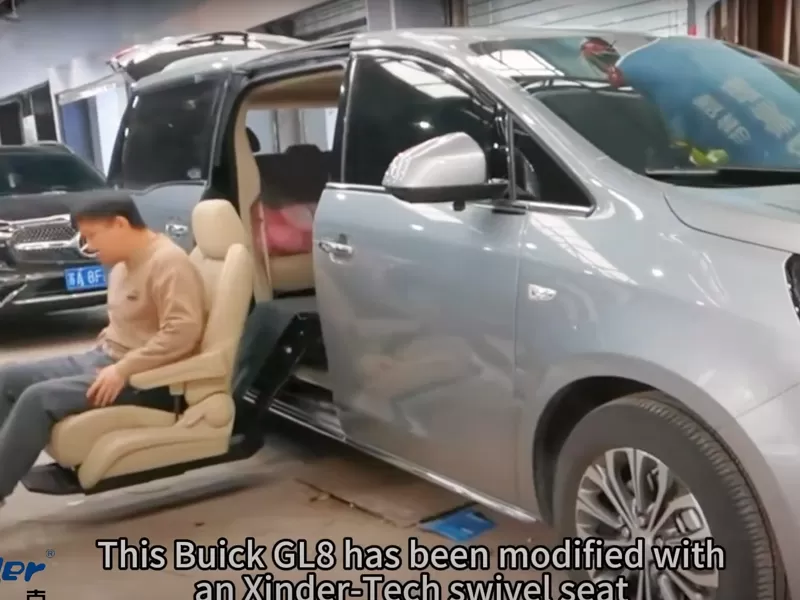 Asiento de coche giratorio Beat-Buick GL8 modificado con asiento giratorio Xinder-Tech