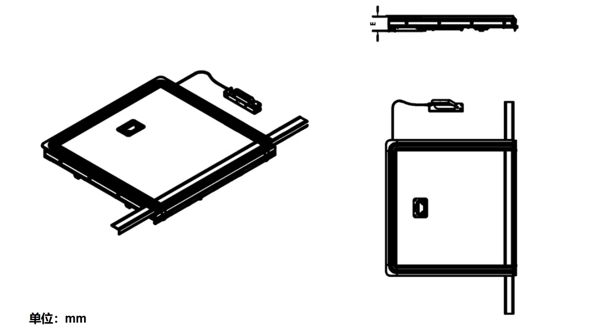 EWR-TD03 2-in-1 Wheelchair Ramp