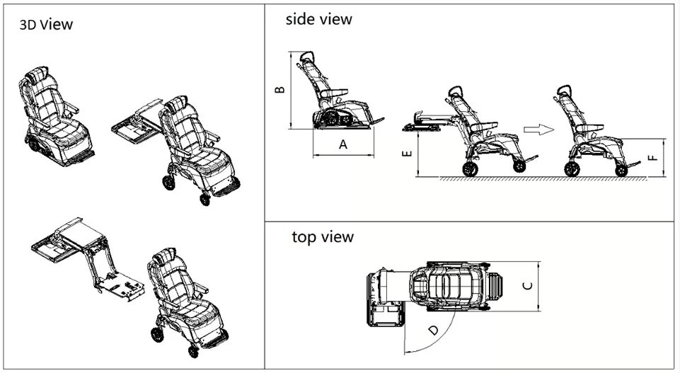 SLIFT Plus Detachable Swivel Seat