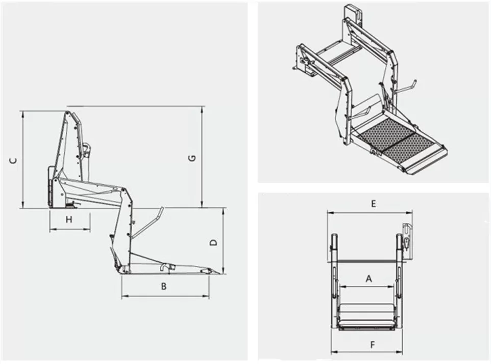 WL-D-880U Wheelchair Lift