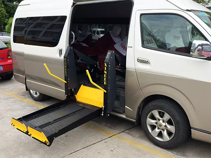 Principio de funcionamiento del elevador de silla de ruedas Van