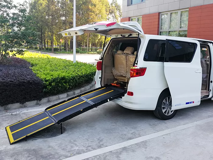 Principio de funcionamiento de las rampas de silla de ruedas Van